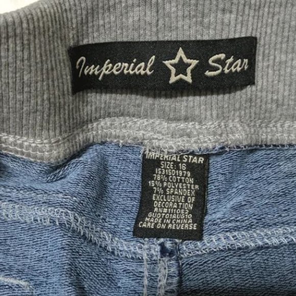 NWT Girls Imperial Star Dark Fade Shorts - Picture 3 of 3